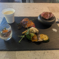 試食時の料理なのでワンプレートです。実際は一皿ずつです。