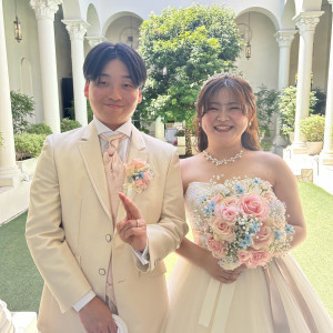 新郎新婦写真|761822さんのアーヴェリール迎賓館（名古屋）/テイクアンドギヴ・ニーズウェディングの写真(2492314)
