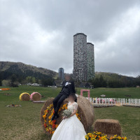 ファームエリアでのロケーションフォト