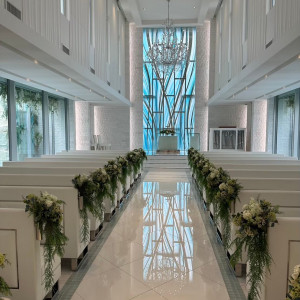 チャペル全体|761978さんのル・センティフォーリア大阪(クラウディアホールディングスグループ)の写真(2510442)