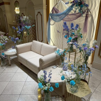 淡いパステルカラーでコーディネートして頂きました