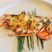 メイン料理の海老