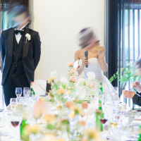 披露宴中の写真