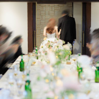 披露宴会場退出時