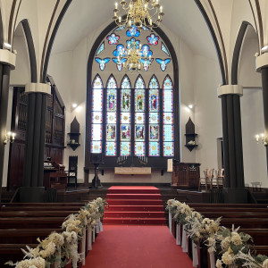 本物のパイプオルガンが置いてある大聖堂。|762127さんのST.MARGARET WEDDING（セント・マーガレット ウエディング）の写真(2493403)