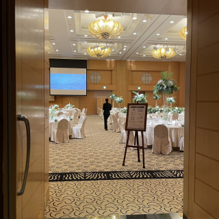 披露宴会場内