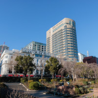 ホテル外観当日朝