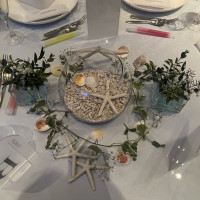 貝殻で飾られて海を意識されていて良かったです