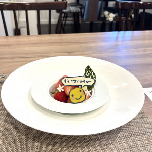 デザート(サプライズ！)|762195さんのアールベルアンジェ名古屋の写真(2493781)