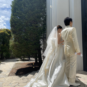 提携ドレスショップのドレスもめちゃかわでした！|762223さんのアーヴェリール迎賓館（岡山）/テイクアンドギヴ・ニーズウェディングの写真(2493858)