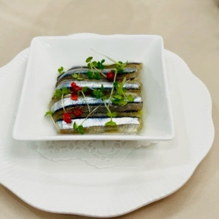 きびなごの前菜(持ち込み食材)