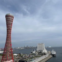 披露宴会場での全体写真撮影を行ったテラスからの眺望