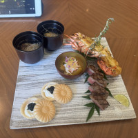 試食した料理です。どれもとても美味しく満足しました。