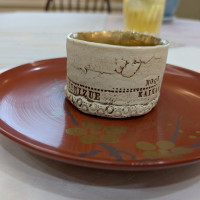 試食　一番最初のメニュー　一番出汁の器