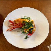 試食　伊勢海老のテルミドール　とても美味しかったです。