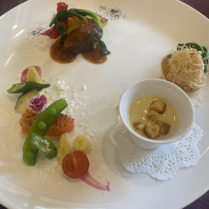 試食させていただきたお料理です。|762379さんのクオーリ クオーリ   〈エルフラットグループ〉の写真(2494691)
