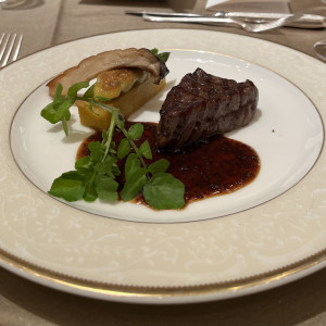 お肉もとっても美味しかったです。|762395さんのホテルオークラ福岡の写真(2494790)