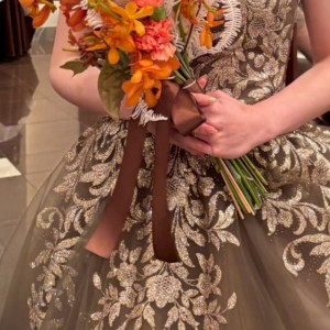 ブーケとカラードレス|762401さんのアイネスヴィラノッツェ宝ヶ池（クラウディアホールディングスグループ）の写真(2585888)