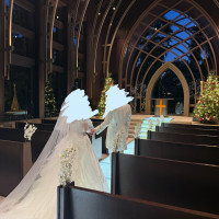 クリスタルチャペルとはまた違った魅力のある空間です。