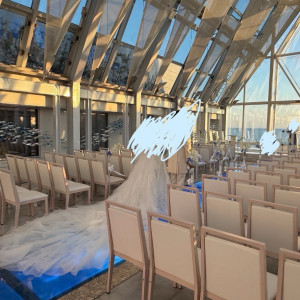 バージンロードを2人で歩くのも貴重な時間でした。|762404さんのシェラトン・グランデ・トーキョーベイ・ホテルの写真(2606181)