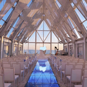 海や夕日ととてもマッチした雰囲気のチャペルです。|762404さんのシェラトン・グランデ・トーキョーベイ・ホテルの写真(2606180)