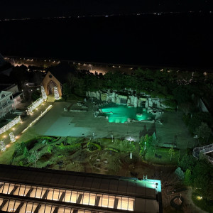 宿泊した部屋から見た夜のガーデン。|762404さんのシェラトン・グランデ・トーキョーベイ・ホテルの写真(2606186)