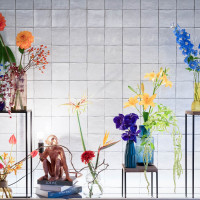 高砂後ろの装花