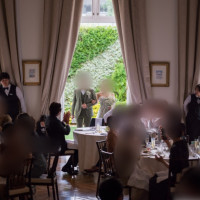 ガーデンからの入場