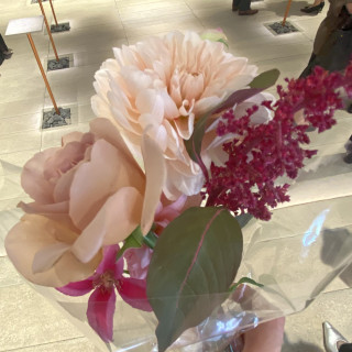 最後にいただいたお花も素敵だった