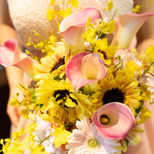 カラードレスのブーケ|762465さんのTHE LANDMARK SQUARE OSAKA(ザ ランドマークスクエア オオサカ)の写真(2507298)