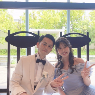 自然光が溢れる披露宴会場