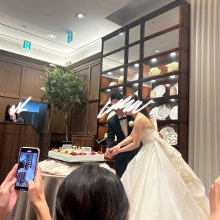 披露宴会場、衣装、ケーキ