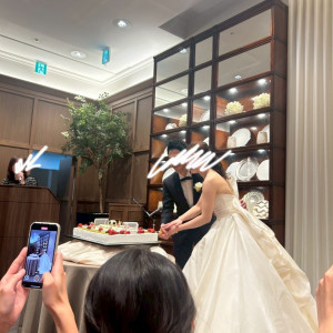 披露宴会場、衣装、ケーキ|762487さんのザ ストリングス 表参道の写真(2495360)