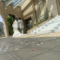 チャペルを出てすぐの場所です。