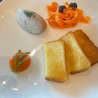 試食の料理