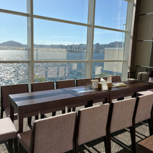 新郎新婦家族控え室です。海が見えます。|762564さんのララシャンスKOBEの写真(2495762)