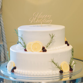 シンプルだけどオシャレなケーキ