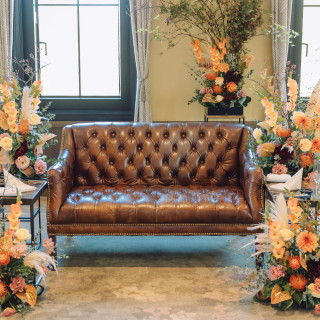 秋っぽくしてほしいとお願いした装花