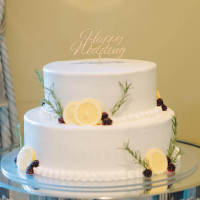 シンプルだけどオシャレなケーキ