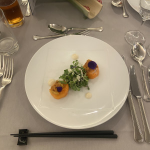 前菜|762636さんの旧軽井沢礼拝堂 旧軽井沢ホテル音羽ノ森の写真(2496464)