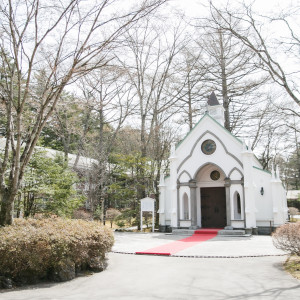 チャペル外観|762636さんの旧軽井沢礼拝堂 旧軽井沢ホテル音羽ノ森の写真(2496472)