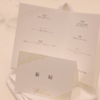 式場で頼んだペーパーアイテム