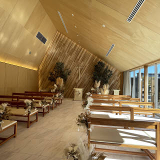 小さい方の挙式会場