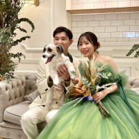 わんちゃんとも高砂で写真が撮れました