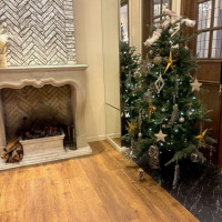 クリスマス時期のロビー