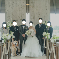 チャペルでの集合写真です。