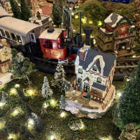 ロビー内クリスマス装飾