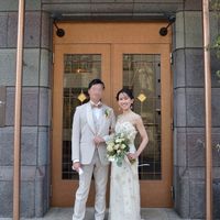 パーティー終了後の撮影
建物周辺は映えスポットたくさん