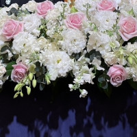 会場の装花を希望通りに仕上げてくださいました。