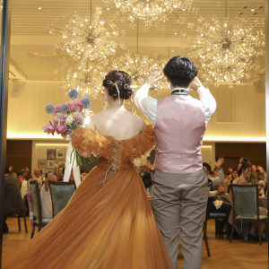 お色直し入場|762878さんのWグランラセーレ岡山の写真(2497594)